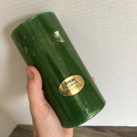 Vtg Alderbrook Bayberry Scented Pillar Candle - Picture 15 of 15